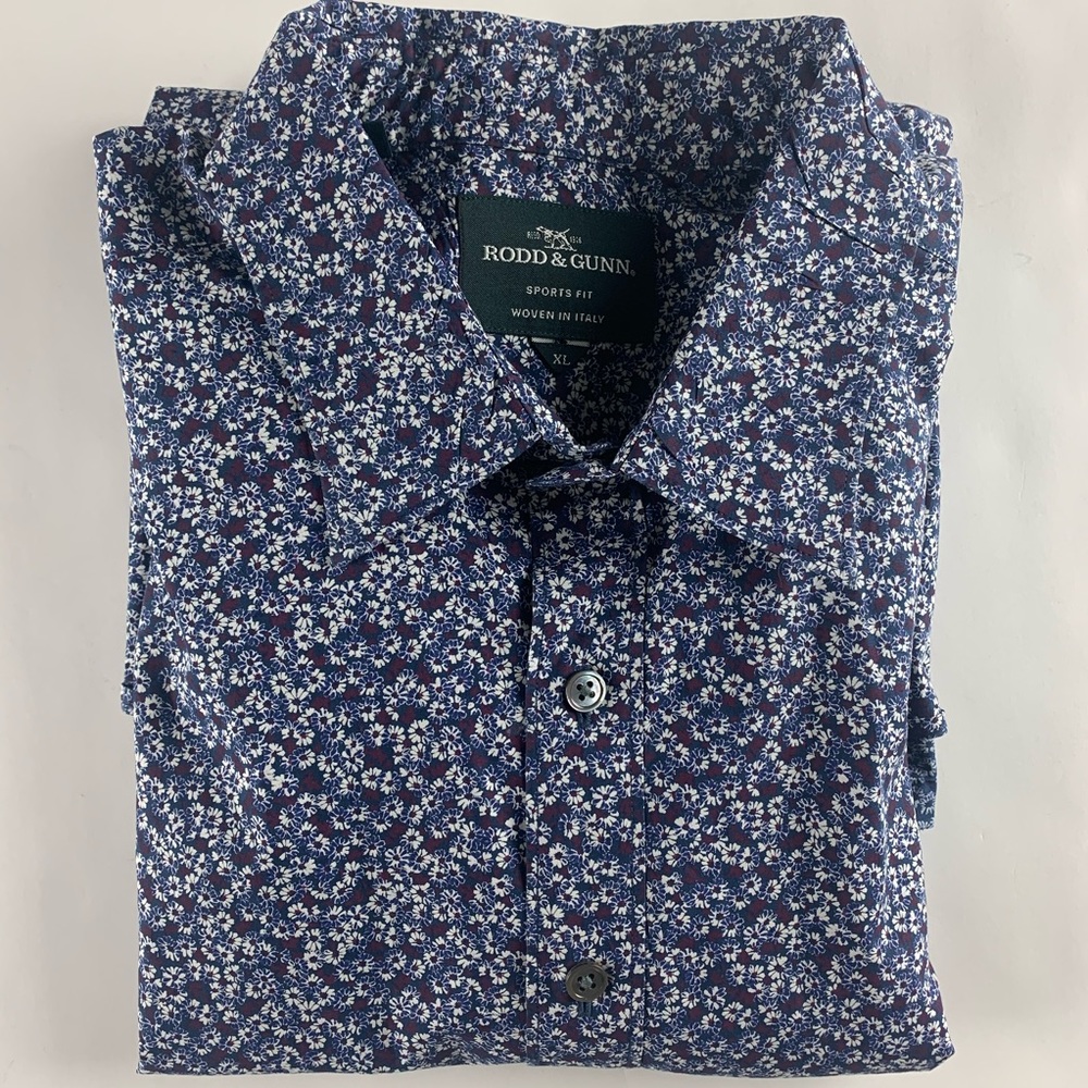 Rodd & Gunn Sports Fit Floral Button Front Shirt